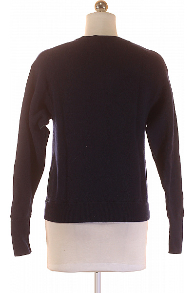 Dámský Svetr Vlněný Modrý LACOSTE Second hand Vel. 36