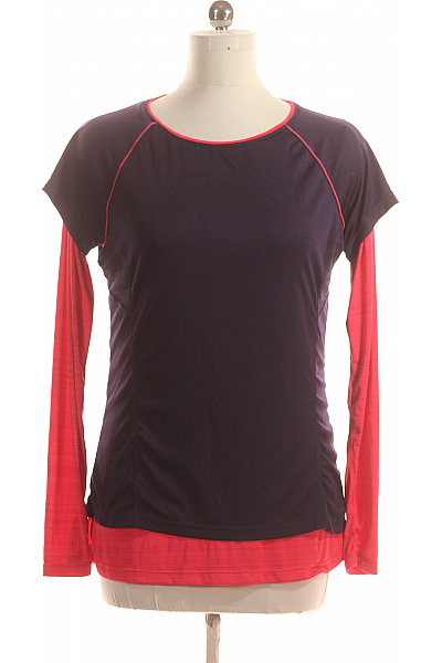 Dámské Tričko Modré Second Hand Vel. M