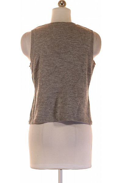 BONPRIX Kratká Dámská Vesta Šedá Second hand Vel.  36/38