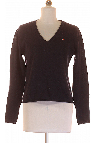 TOMMY HILFIGER Dámský Pulovr Vlněný Modrý Vel. XS