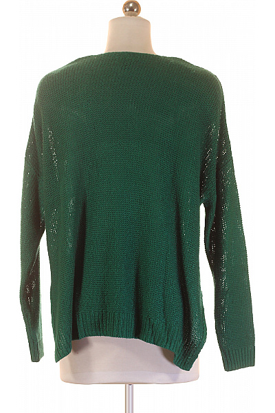 Dámský Pulovr Zelený Second hand Vel. S