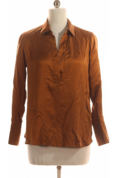 COMMA Halenka Hedvábná Hnědá Vel. 38