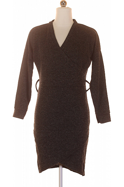  Šaty Pletené Šedé