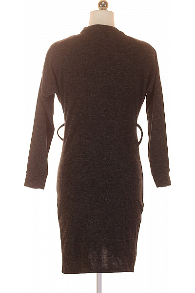  Šaty Pletené Šedé