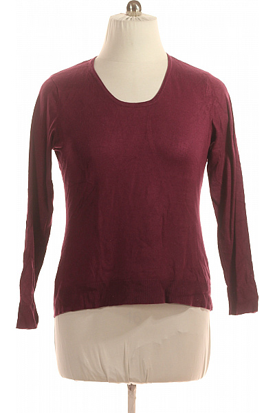 Dámský Pulovr Vínový Vel. 46
