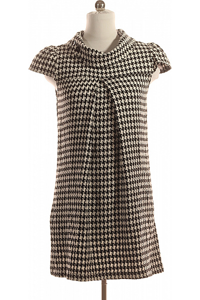 Amisu Společenské  Šaty Černobílé Vel. 42