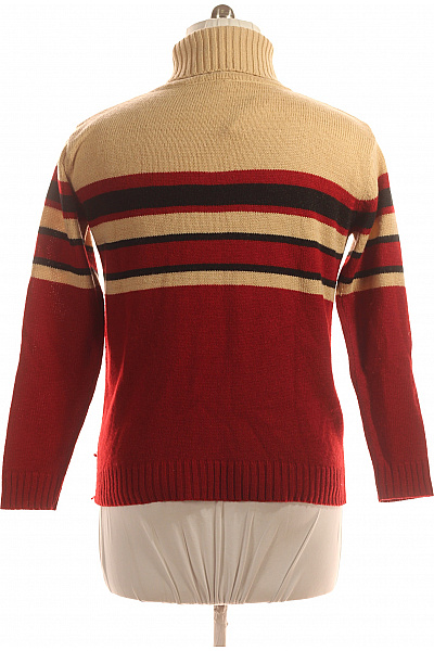 Dámský Svetr Červený Second hand Vel. XL