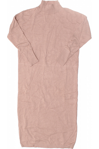  Šaty Pletené Béžové Vel. 34