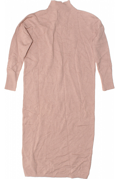  Šaty Pletené Béžové Vel. 34