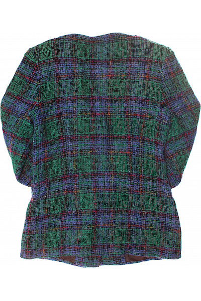 Dámský Kabát Vlněný Barevný Vel. M