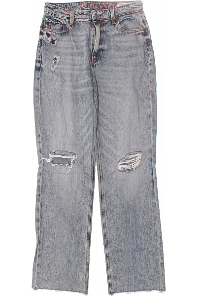 Guess Roztrhané Dámské Džíny Modré Second Hand Vel. 29