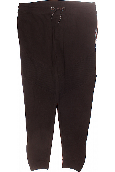 Pánské Kalhoty Černé Second Hand Vel. XL