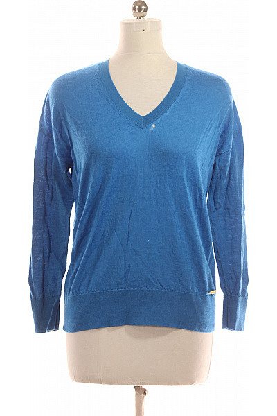 Dámský Svetr Modrý Cavallo Second Hand Vel. L