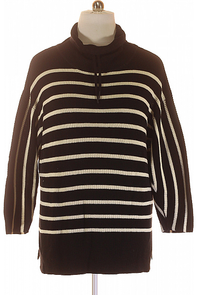 Dámský Svetr Černobílý Vel. 46/48