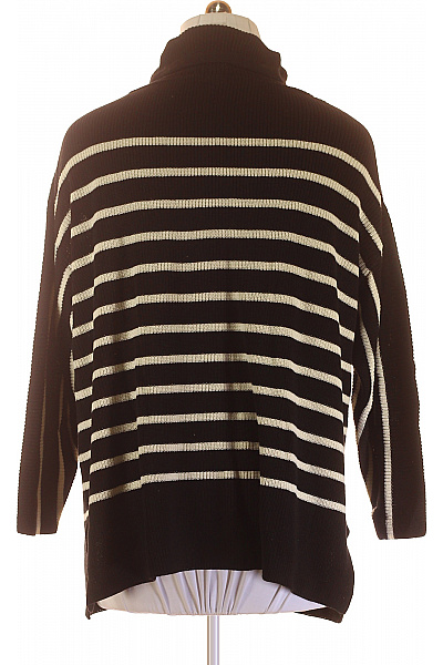 Dámský Svetr Černobílý Vel. 46/48