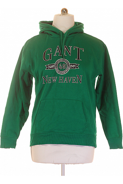 Pánská Mikina Bez Zapínání Zelená GANT Vel. L