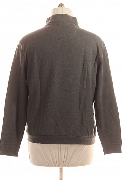 PIERRE CARDIN Pánská Mikina Bez Zapínání Šedá Vel. XL