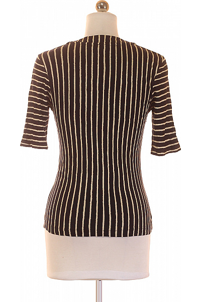 S.OLIVER Jednoduché Dámské Tričko Černé Vel. 36