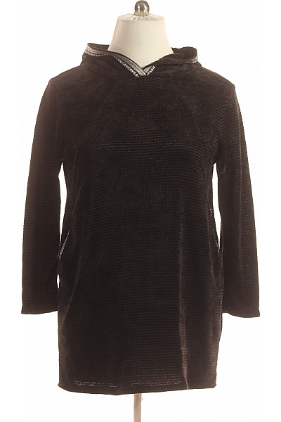 Dámská Mikina Bez Zapínání Černá