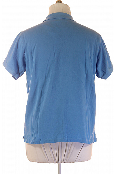 Pánské Tričko s Límečkem Modré CERRUTI Vel. XXL