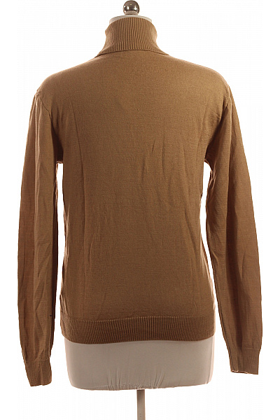 Manuel Ritz Pánský Pulovr Lněný Hnědý