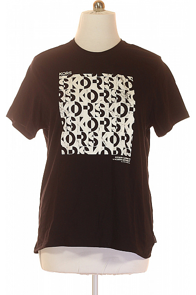 Pánské Tričko Černé MICHAEL KORS Vel. XL