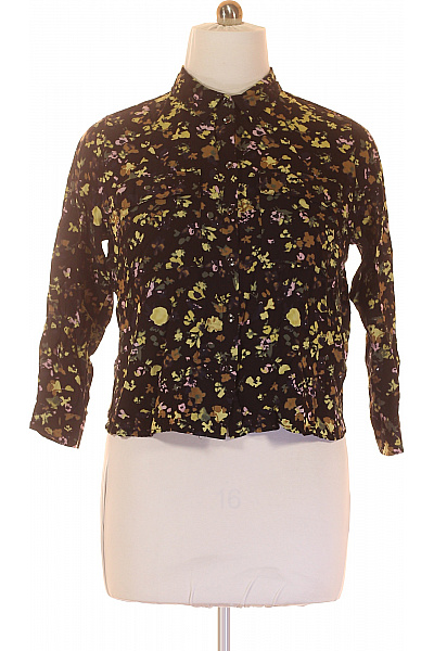 S.OLIVER Vzorovaná Dámská Košile Černá Vel. 46