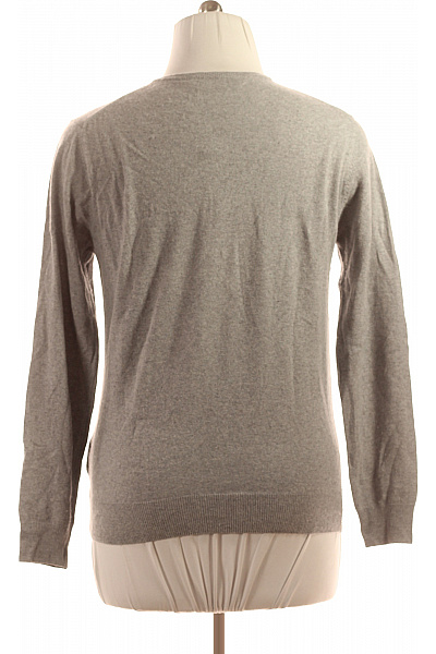 Pánský Svetr Vlněný Šedý Vel. L