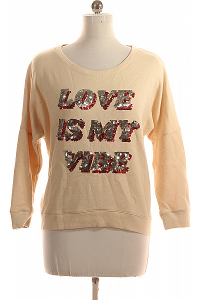 Dámská Mikina Béžová COTTON CANDY Vel.  M