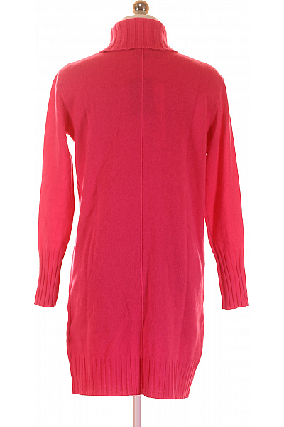 Pletené šaty Kašmírové Růžové Vel. 34