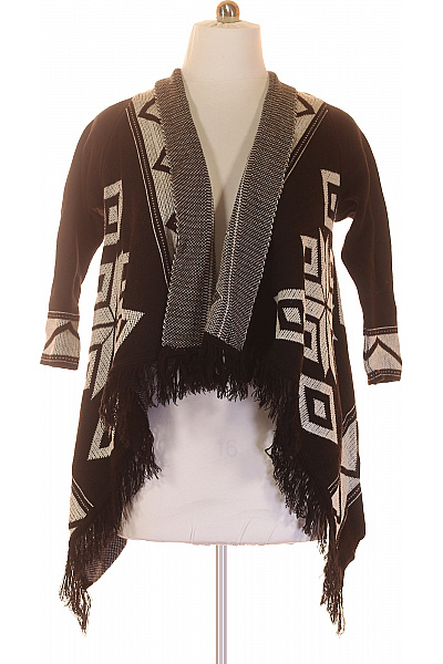 Dámský Cardigan Černobílý Second hand