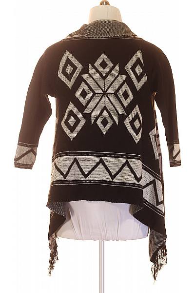 Dámský Cardigan Černobílý Second hand