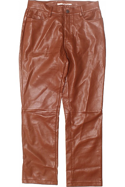 EsQualo Teplé Dámské Kalhoty Hnědé Vel. 36