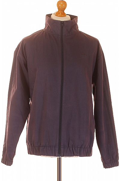 Pánská Přechodné Bundy Modrá ADIDAS Second Hand Vel. M