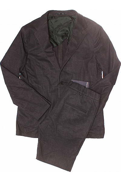 Pánský Společenský Oblek Šedý Vel. 50