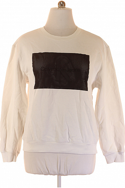 Calvin Klein Dámská Mikina Bílá Vel. XL