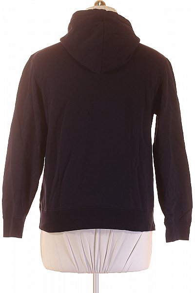 Pánská Mikina Bez Zapínání Modrá WOOD Vel. M