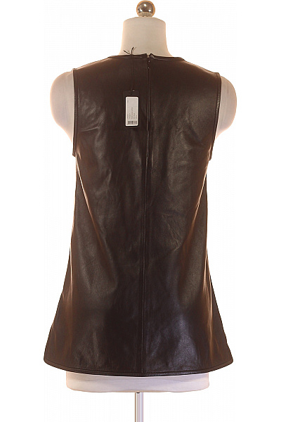 JOSEPH Dámské Tričko Kožené Černé Vel. 36