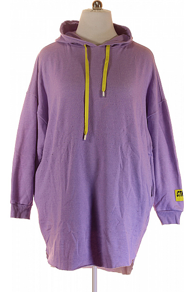 Dámská Mikina Bez Zapínání Fialová COTTON CANDY Vel. XL