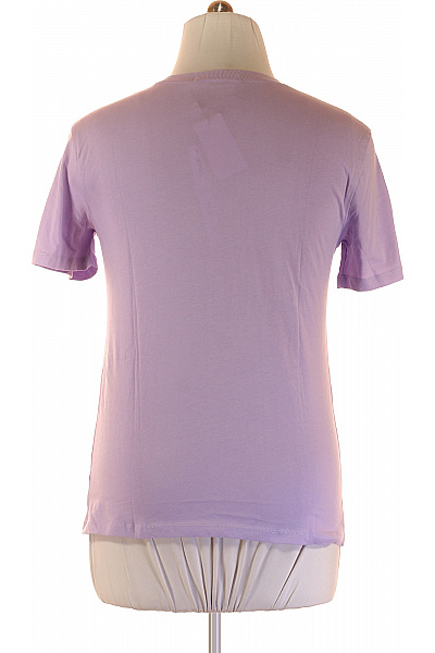 Jednoduché Dámské Tričko Fialové Calvin Klein Vel. L