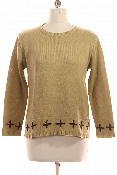 Dámský Pulovr Khaký Vel. M
