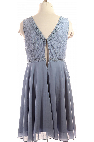 Šaty Modré Second hand Vel. 46