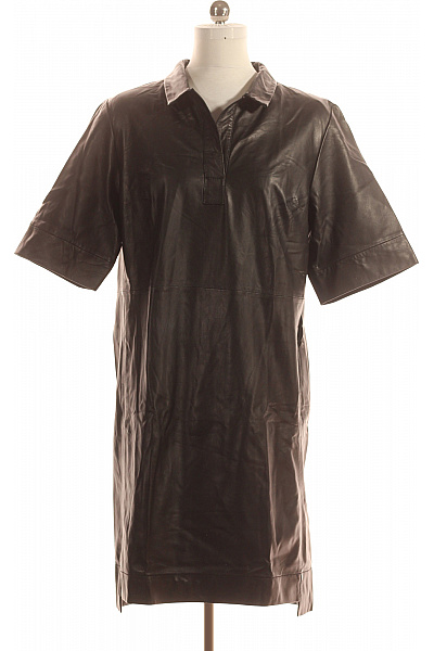 Společenské  Šaty Kožené Černé Marc O´Polo Vel. 42