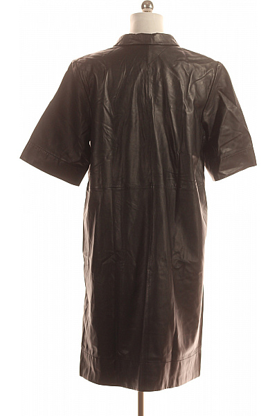 Společenské  Šaty Kožené Černé Marc O´Polo Vel. 42