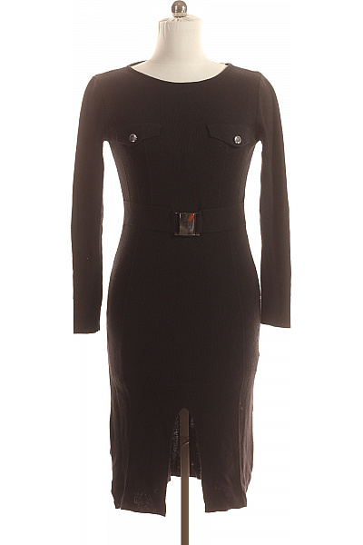 Rinascimento  Šaty Pletené Černé Vel. M/L