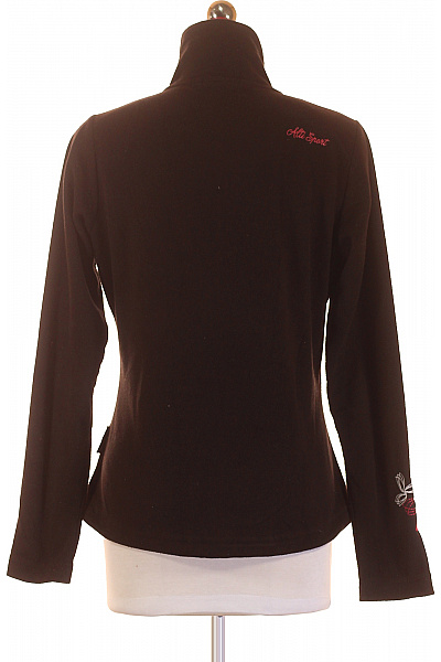 Dámská Mikina Rozepínací Černá Second hand