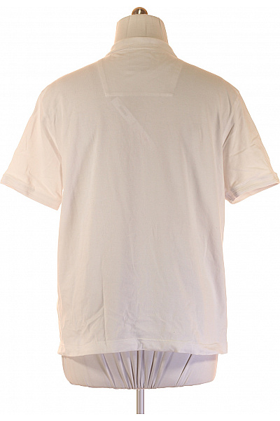 Aeronautica Militare Pánské Tričko s Límečkem Bílé