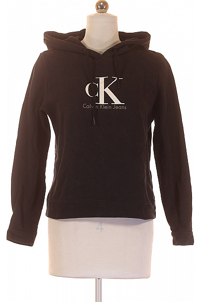 Calvin Klein Dámská Mikina Bez Zapínání Černá Vel. S