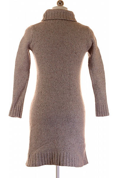 Šaty Vlněné Šedé Vel. 36