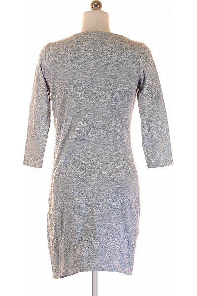  Šaty Pletené Modré Vel. 36/38